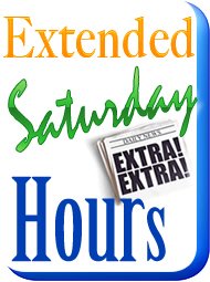 Extended Saturday Hours
